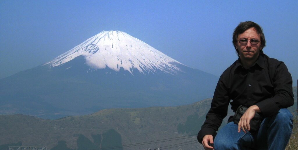 The Fuji-san (left) with Bernie-san (right)