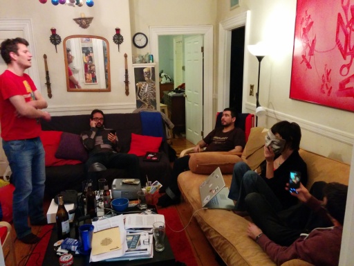living room people