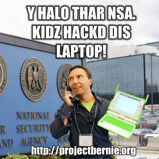 NSA HQ with BERNIE